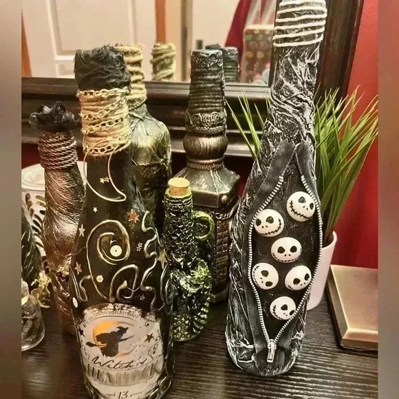 NEW JACK SKELLINGTON - The Nightmare Before Christmas - Halloween Potion ART - Picture 16 of 17
